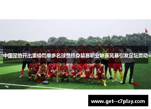 中国足协开出重磅罚单多名球员终身禁赛职业联赛风暴引发足坛震动